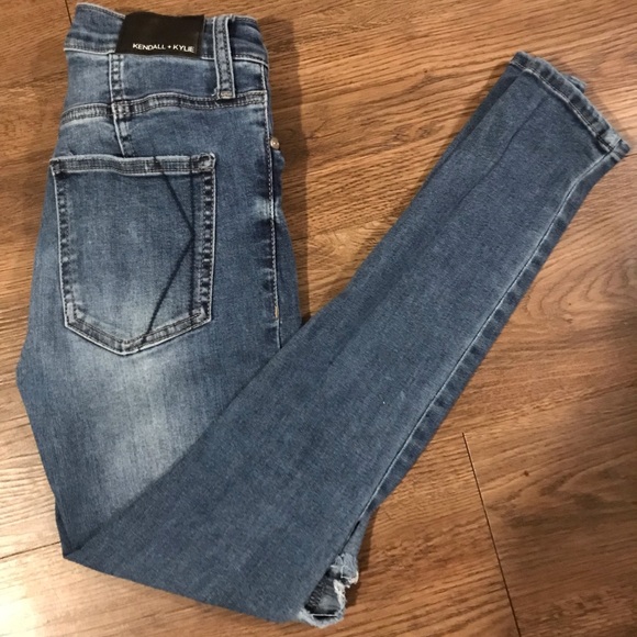 Women’s Kendall + Kylie Blue Jeans size 1 - Picture 1 of 2